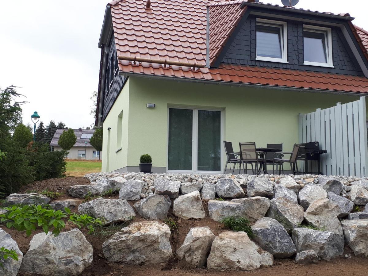 Behagliches Ferienhaus Zaunkoenig -Mit Kamin Und Sauna Tanne Luaran gambar